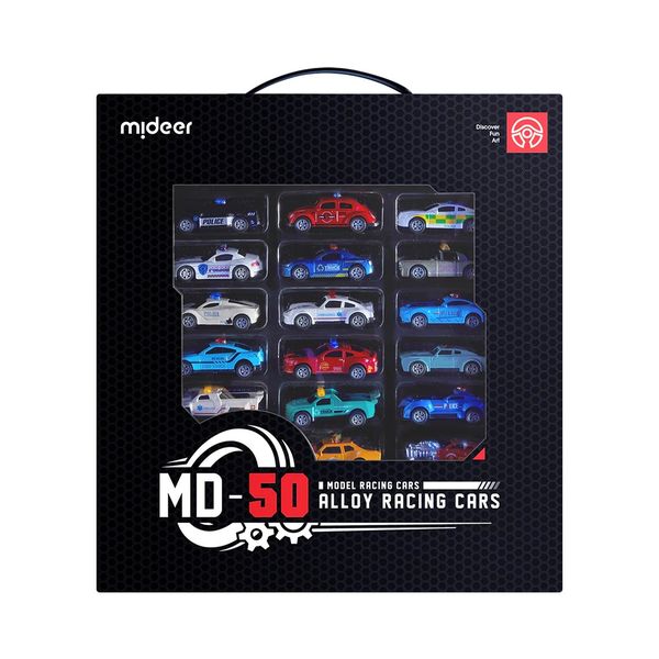 Mideer - Alloy Racing Cars - Classic Pullback Cars - Set of 50