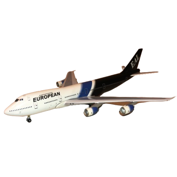 1:200 Scale, European Aviation EAL, Boeing 747 -236B, Display ModelAircraft