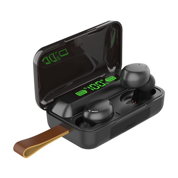 MnM - F9-5 TWS Bluetooth 5.0 Sports Earphones 9D Stereo Music +1200mAh Case