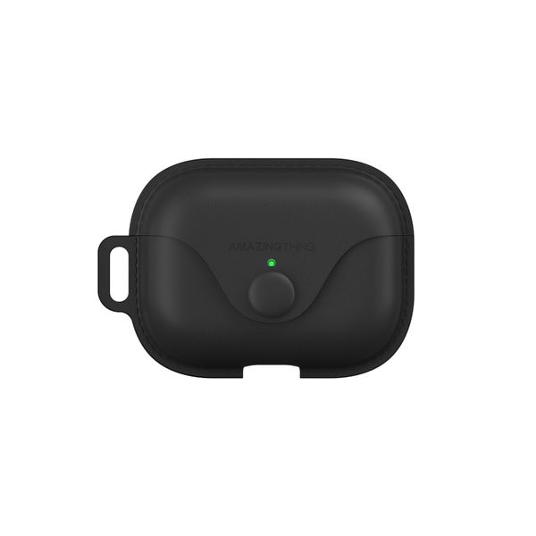 AMAZINGTHING Marsix Pro Leatherette Case Compatible with AirPods Pro 2/Pro