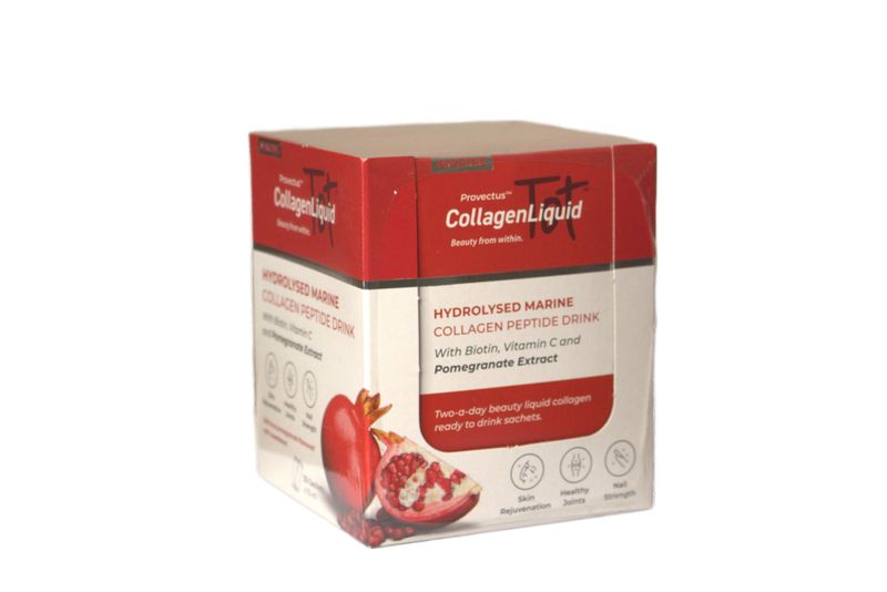 Provectus Collagen Liquid Tot Marine 30 x 15ml Sachets Pomegranate