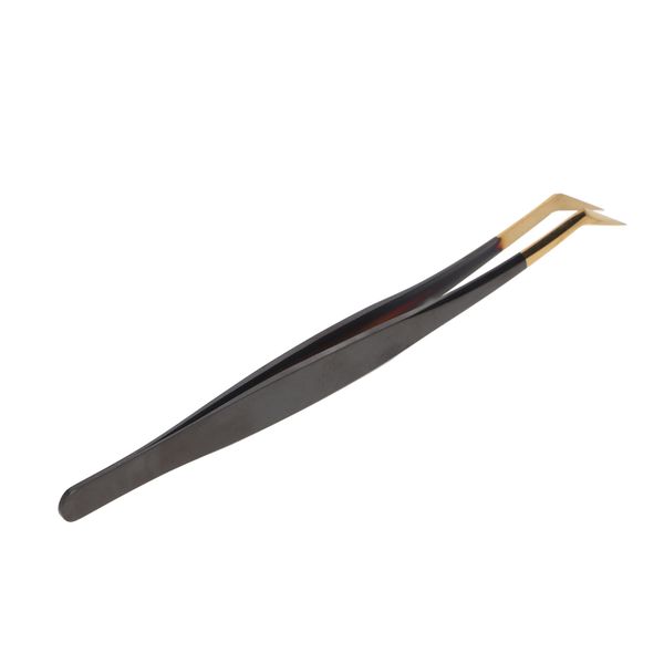 Gold Volume Lash Tweezers, Stainless Steel