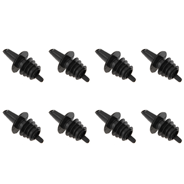 40Pcs Plastic FreeFlow Liquor Spirit Bottle Pourer Bar Wine Cocktail Drinks