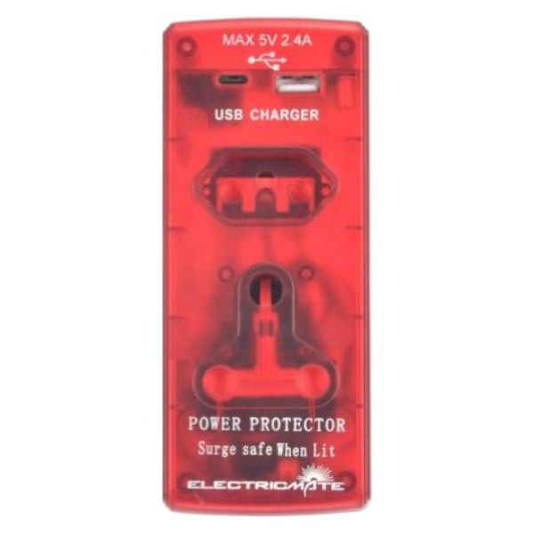 Electricmate High level Surge Adapter 16A + Euro + USB Type C /A Protection