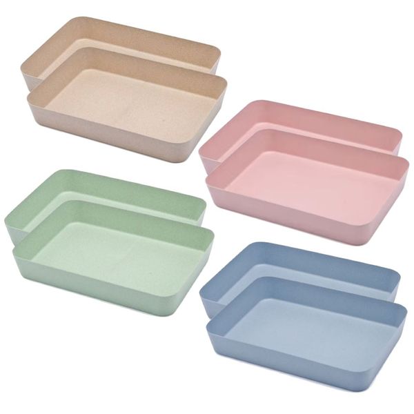 Decor Plastic Drawer Insert Office Storage Tray Organizer (27cm)8pc