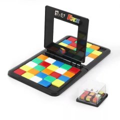Kids Color Battle Square Race Game Parent-Child Square Desktop Puzzles