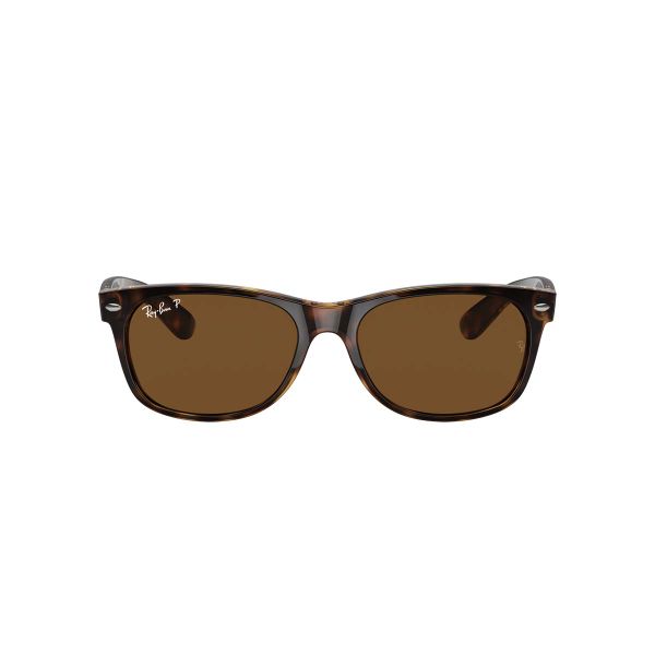 Ray-Ban New Wayfarer Sunglasses RB2132 902-57 55 Polarized