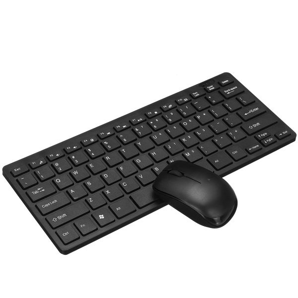 DW K-03 2.4GHz Wireless Mini Keyboard &amp; Mouse Combo BLACK