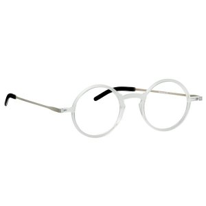 Leo Slimz - Round Reading Glasses + Ultra Slim 7mm Metal Case