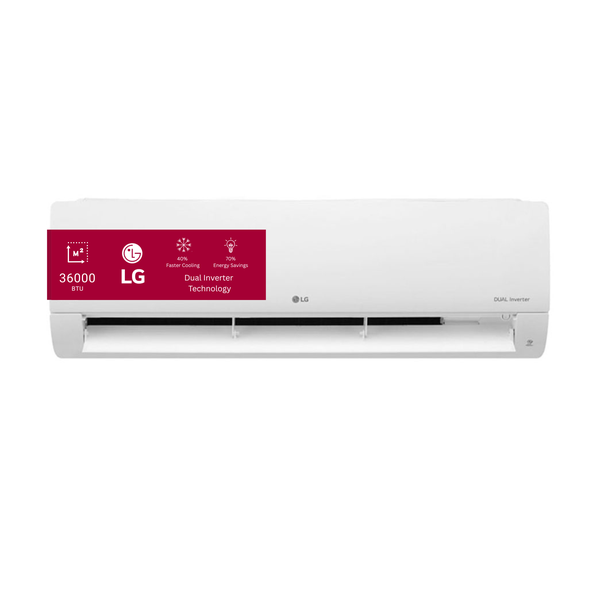 LG White Wall Air Conditioner - 36 000 BTU