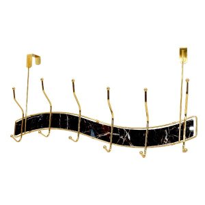 6 Hook Kitchen Utensil Rack - 51cm