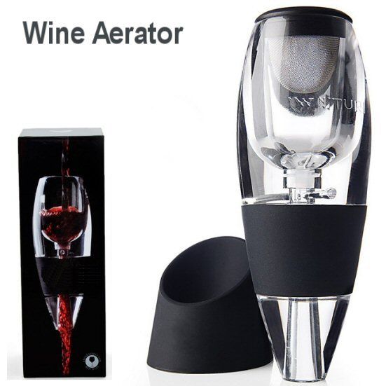 Pamper Hamper - Deluxe Wine Aerator - Black