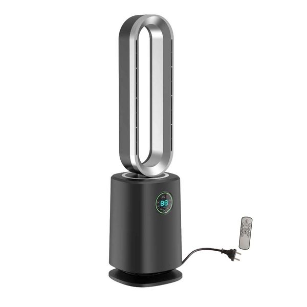 Warm &amp;Cold Bladeless Tower Fan with Air Purifier, Remote
