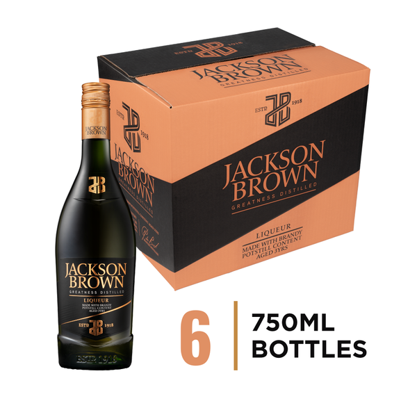Jackson Brown Brandy Liqueur - (6 x 750ml)
