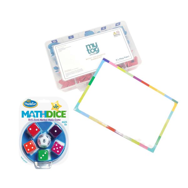 ThinkFun Master Math Bundle - Magnetic Kit &amp; Mental Math Game