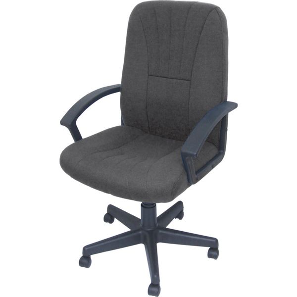 Lincoln Managers Chair Charcoal Fabric