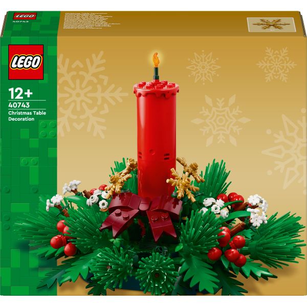 LEGO® Icons Christmas Table Decoration Centrepiece 40743