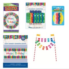 Rainbow Ribbons Party Accessories
