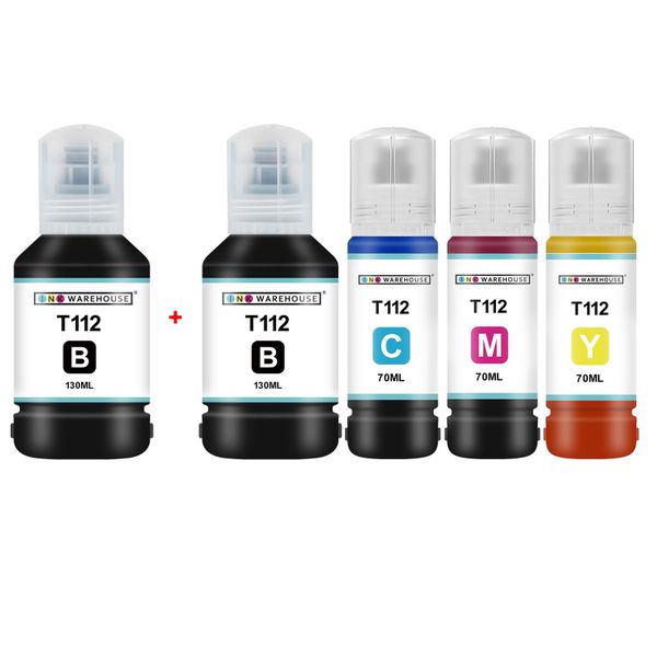 Epson 112 EcoTank ink bottle Multipack + 1 x 112 Black - Compatible