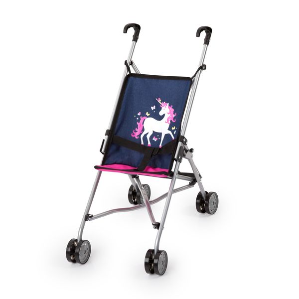 Bayer Buggy Doll's Pram - Unicorn (55cm Tall)