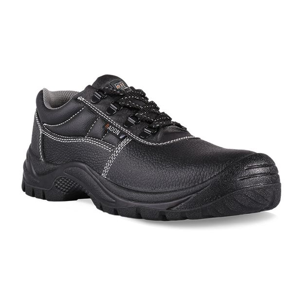 DOT Radon Oil/Acid Safety Shoe Heat Resistant Leather Black