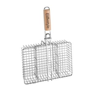 ECO Steel Braai Grill and Braai Grid Basket for Outdoor Cooking &amp; Camping