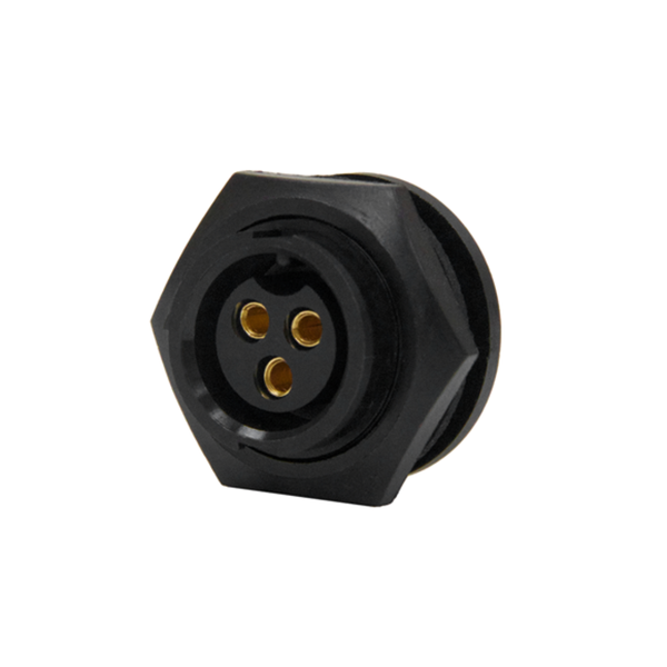 4182-3SG-3ES Multi-Con-X 3-Pin Panel Socket, Epoxy-Filled, #12, IP67