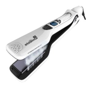 White Salon Professional Nano Titanium Ceramic Flat Iron Hair Straightener