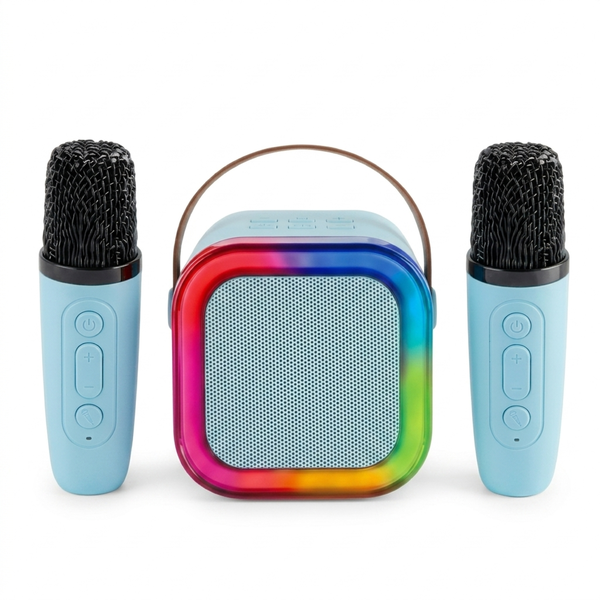 i-Play Karaoke Box | Karaoke Speaker with 2 Mics