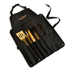 Braai Set - Millionaire Barbeque Tools &amp; Apron