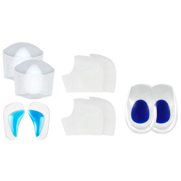 2 Pairs Plantar Fasciitis Sleeves/Shoe Insoles For Flat Feet