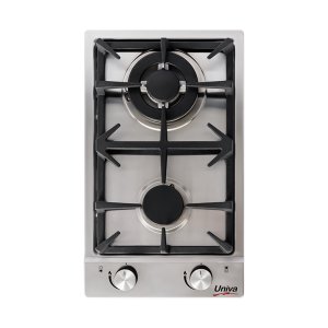 Univa 2 Burner Built-in or Table Top Stainless Steel Gas Hob