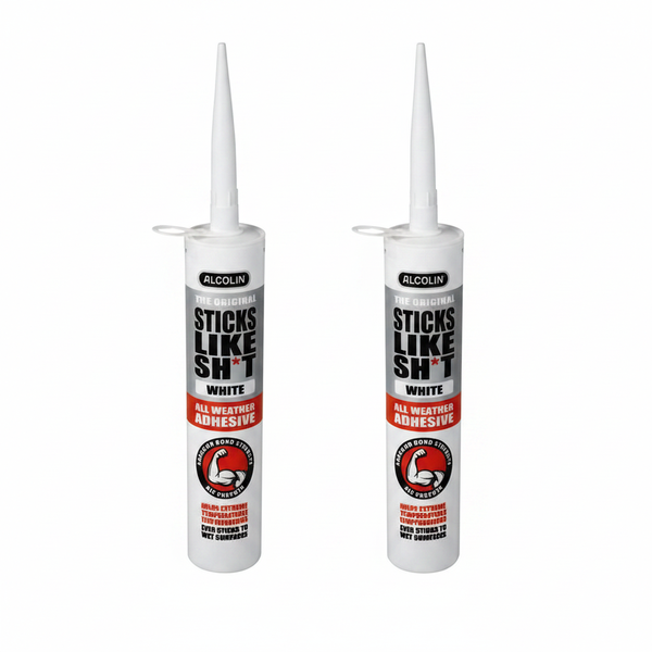 Alcolin 290ml Water-Resistant Adhesive for Indoor and Outdoor Use - 2 Pack