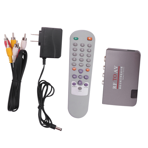RF to AV Converter,Channel Selector,Booster US Plug