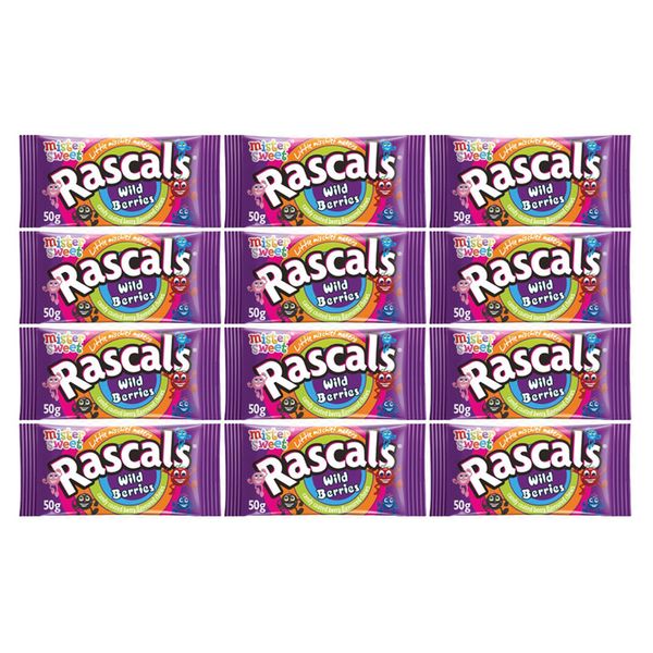 Rascals Wild Berries - 12 x 50g