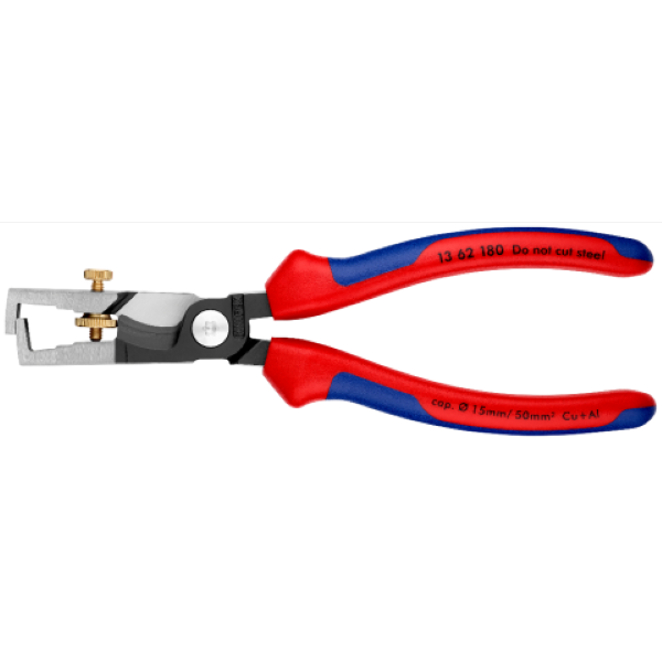 Knipex StriX Insulation strippers with cable shears 180mm