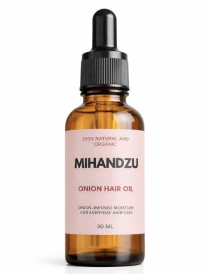 Onion Hair Growth Oil -with Olive Oil, Grapeseed Oil &amp; Vitamin E - 30ml