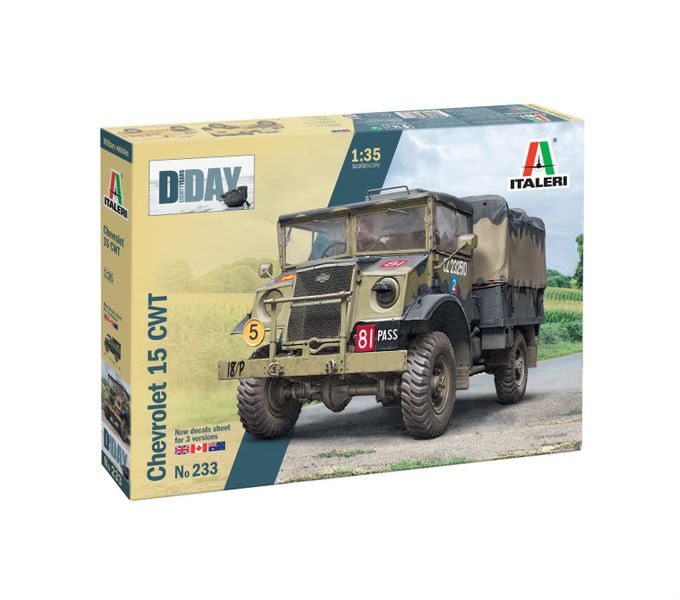 Italeri 1/35 Chevrolet 15 CWT Truck Plastic Model Kit