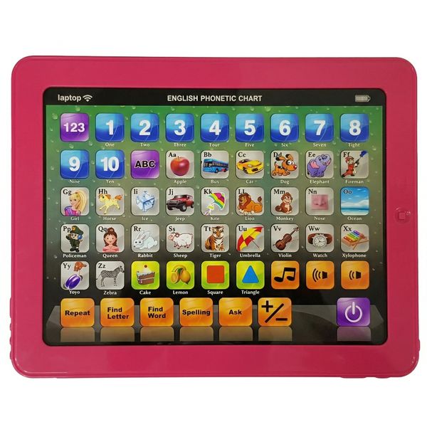 Kids English Phonetic Chart Learning Tablet