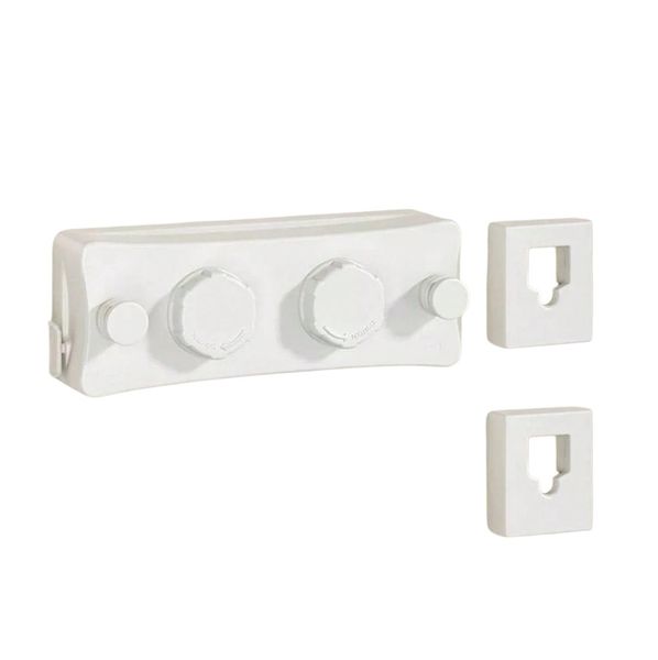 Retractable Stainless Steel Double Clothesline For Washing