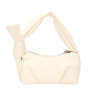 Ladies White Knot Clutch Handbag (HB-DM807-W)