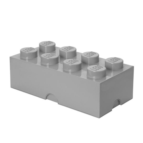 LEGO Storage Brick 8 Knob (50cm) - Grey