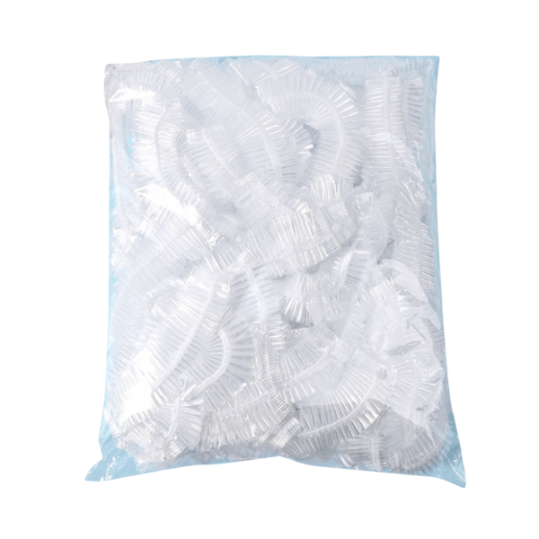 High Quality Large Disposable Plastic Shower Caps (100 piece)