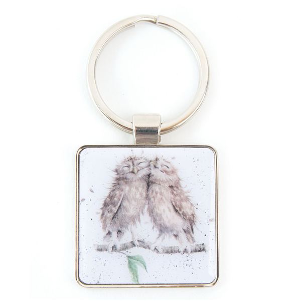 Wrendale Keyring - "Birds of a Feather" Owls