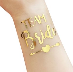 Oohlala Team Bride Temporary Tattoos