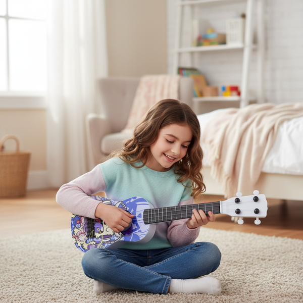Interactive Kids Guitar and Piano Musical Toy - Light Up Fun
