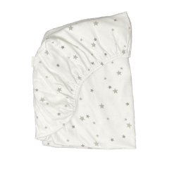 little acorn | Stars Cot Fitted Sheet - Camp Cot (66x95cm)