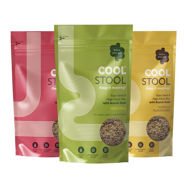 Cool Stool - Gut Health, High Fibre Super Seed Mix - Trio Pack - Mixed