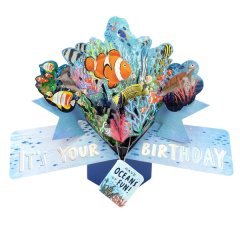 3D Pop-up Card - Birthday - Under the Sea