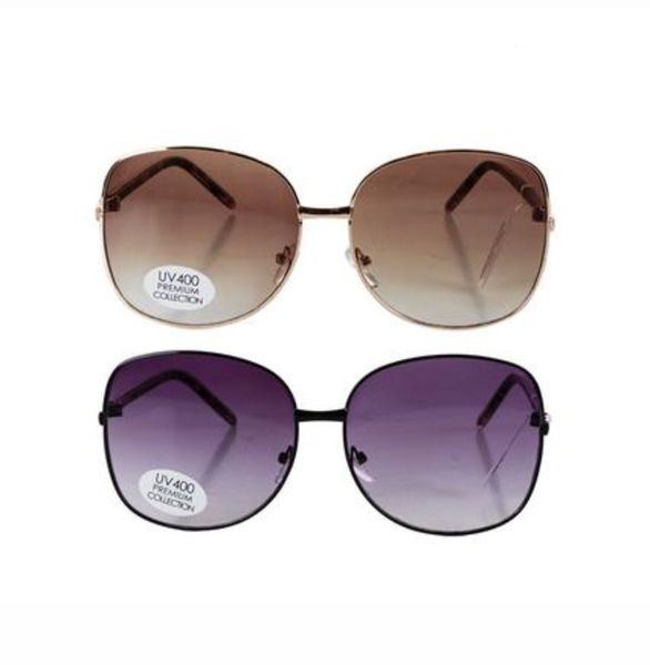 2 Pairs of Metal Sunglasses